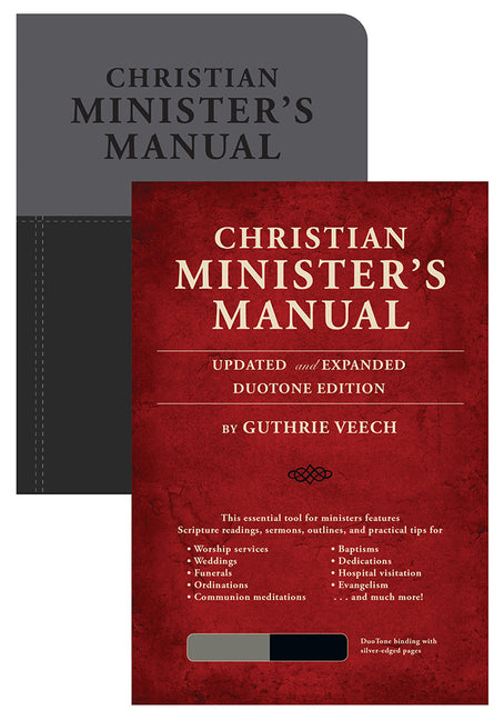 Christian Minister's Manual--Updated and Expanded Duotone Edition (Smyth Sewn with Gilded Edges,) - Ingram