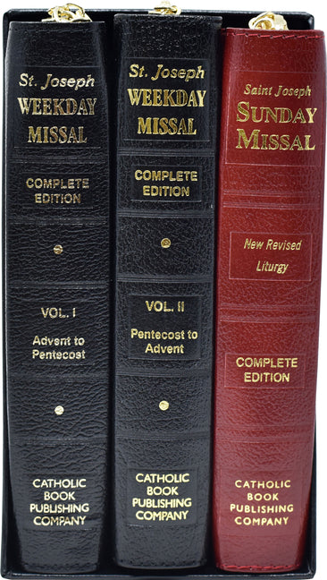 St. Joseph Daily and Sunday Missals: Complete Gift Box 3-Volume Set - Ingram