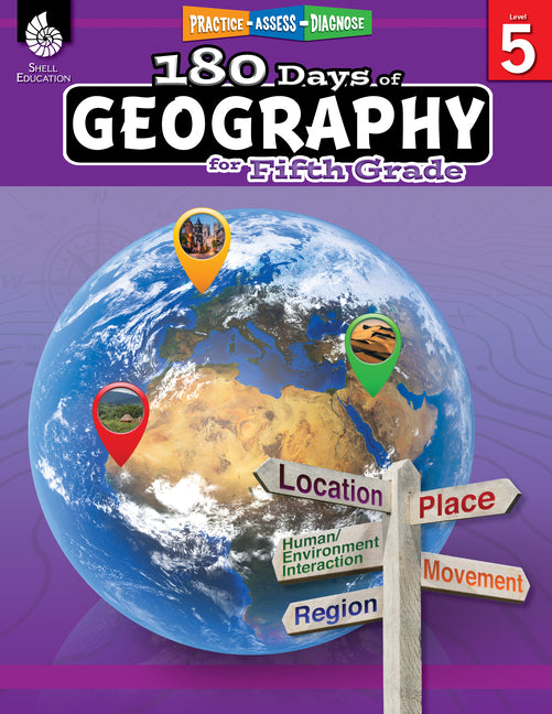 180 Days(tm) Geography for Fifth Grade: Practice, Assess, Diagnose - Ingram