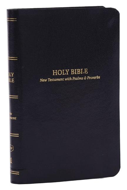KJV Holy Bible: Pocket New Testament with Psalms and Proverbs, Black Leatherflex, Red Letter, Comfort Print: King James Version - Ingram