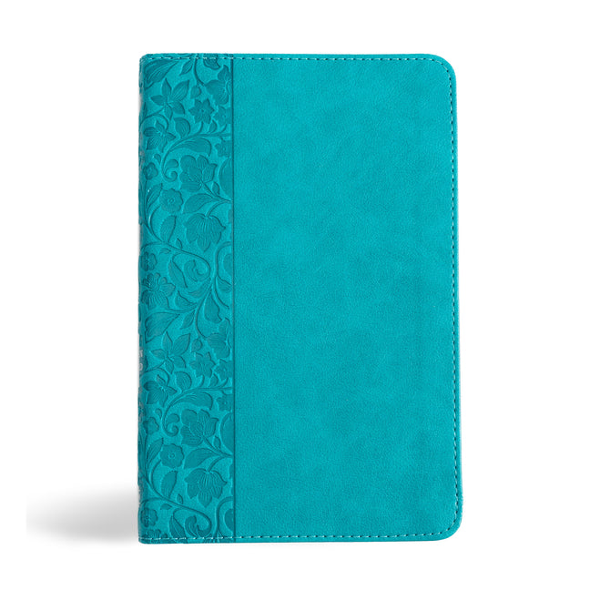 NASB Personal Size Bible, Teal Leathertouch - Ingram