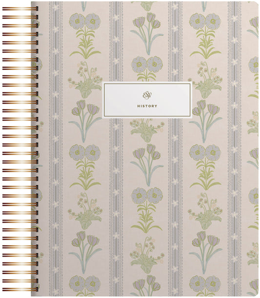 ESV Spiral-Bound Journaling Bible, History (Hardcover, Cover Artwork by Lulie Wallace) - Ingram