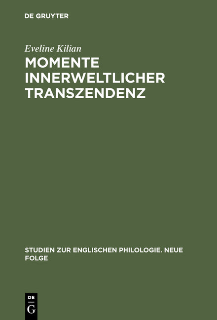 Momente Innerweltlicher Transzendenz: Die Augenblickserfahrung in Dorothy Richardsons Romanzyklus Pilgrimage Und Ihr Ideengeschichtlicher Kontext (Rep - Ingram