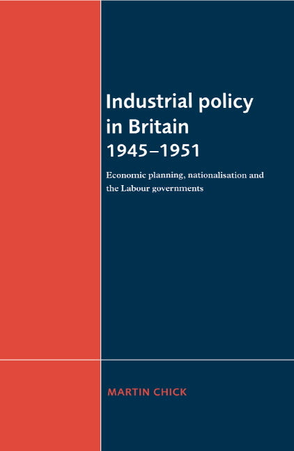 Industrial Policy in Britain 1945-1951 - Ingram
