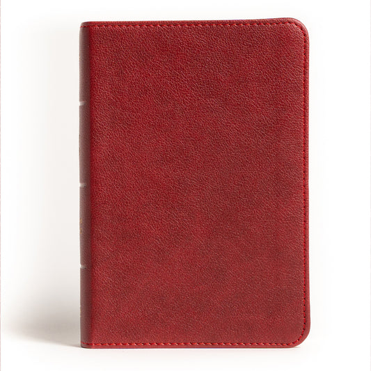 NASB Large Print Compact Reference Bible, Burgundy Leathertouch - Ingram