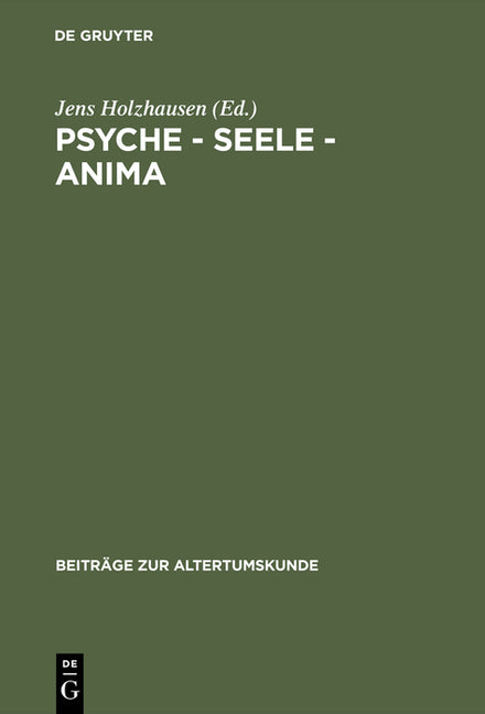 Psyche - Seele - anima (Reprint 2015) - Ingram