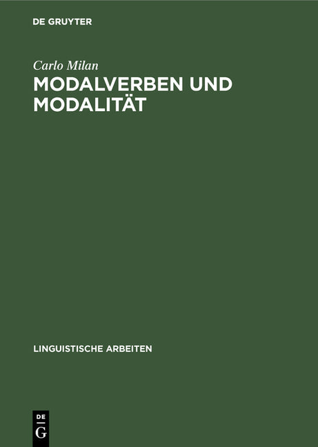 Modalverben und Modalität (Reprint 2013) - Ingram