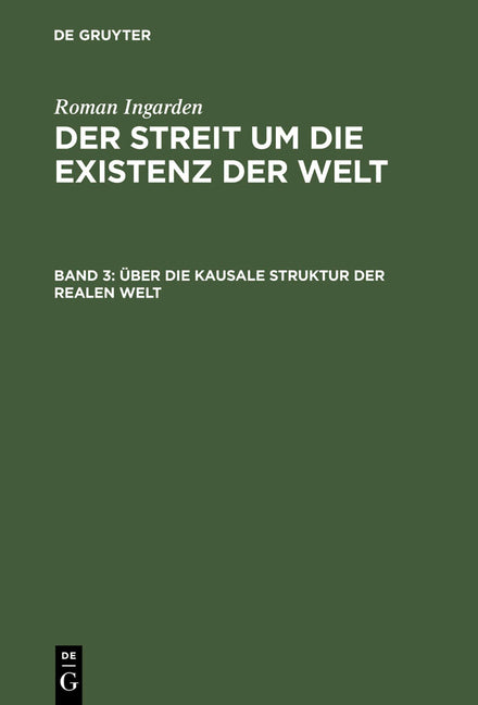 Über die kausale Struktur der realen Welt (Reprint 2012) - Ingram