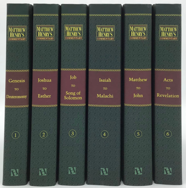 Matthew Henry's Commentary on the Whole Bible, Complete 6-Volume Set: Complete and Unabridged - Ingram