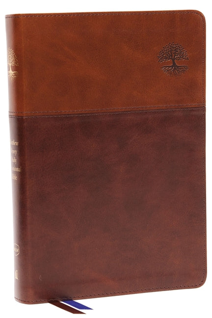 Nkjv, Matthew Henry Daily Devotional Bible, Leathersoft, Brown, Red Letter, Comfort Print: 366 Daily Devotions by Matthew Henry - Ingram