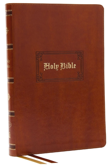 KJV Holy Bible: Giant Print Thinline Bible, Tan Leathersoft, Red Letter, Comfort Print: King James Version (Vintage Series) - Ingram