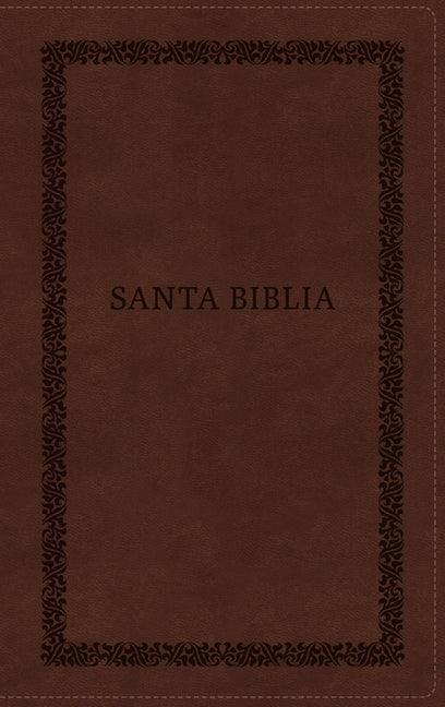 Rvr60, Santa Biblia, Tierra Santa, Ultrafina, Letra Grande, Leathersoft, Café, Con Cierre, Palabras de Jesús En Rojo, Comfort Print - Ingram