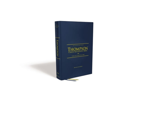 Niv, Thompson Chain-Reference Bible, Hardcover, Navy, Red Letter, Comfort Print - Ingram