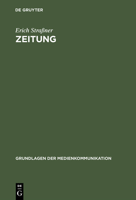 Zeitung (2., Verand. Aufl. Reprint 2015) - Ingram