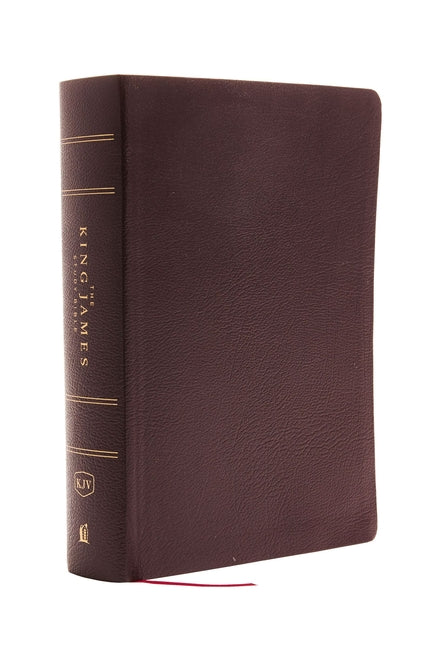 King James Study Bible, Bonded Leather, Burgundy, Full-Color Edition - Ingram