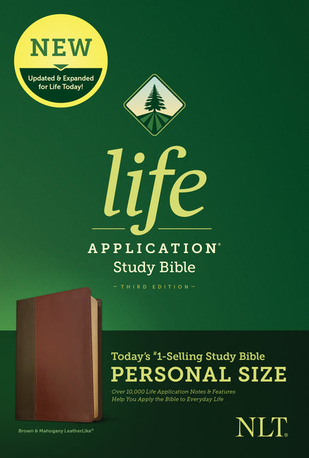 NLT Life Application Study Bible, Third Edition, Personal Size (Leatherlike, Brown/Tan) - Ingram