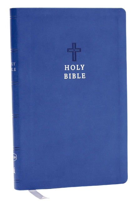 NKJV Holy Bible, Value Ultra Thinline, Blue Leathersoft, Red Letter, Comfort Print - Ingram