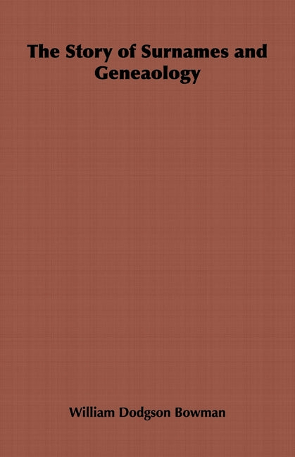 Story of Surnames and Geneaology - Ingram