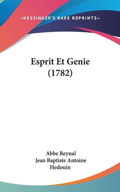 Esprit Et Genie (1782) - Ingram