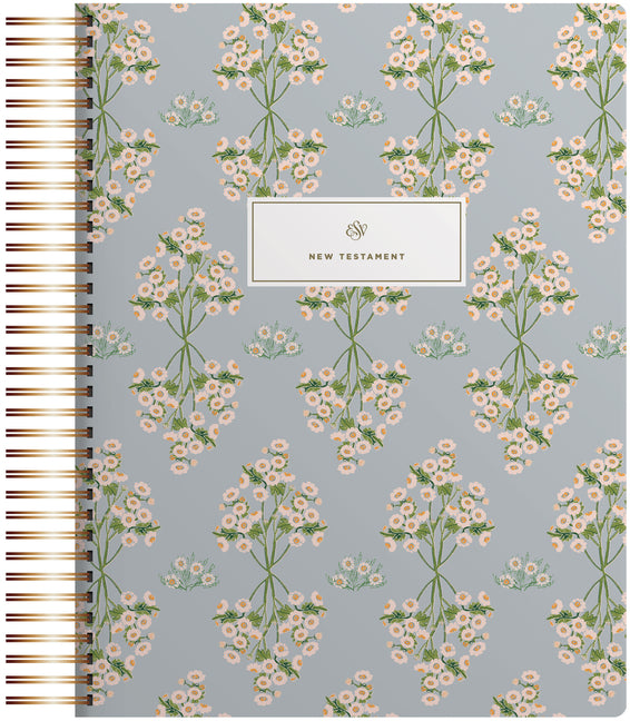 ESV Spiral-Bound Journaling Bible, New Testament (Hardcover, Cover Artwork by Lulie Wallace) - Ingram