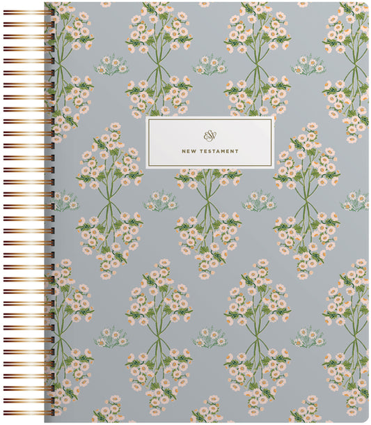 ESV Spiral-Bound Journaling Bible, New Testament (Hardcover, Cover Artwork by Lulie Wallace) - Ingram