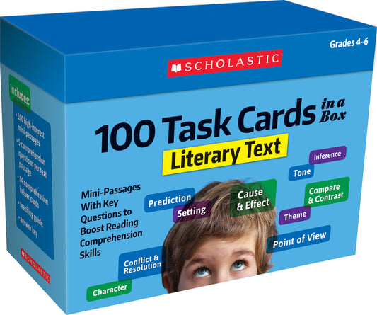 100 Task Cards in a Box: Literary Text - Ingram