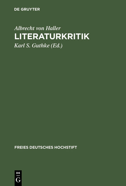 Literaturkritik (Reprint 2012) - Ingram