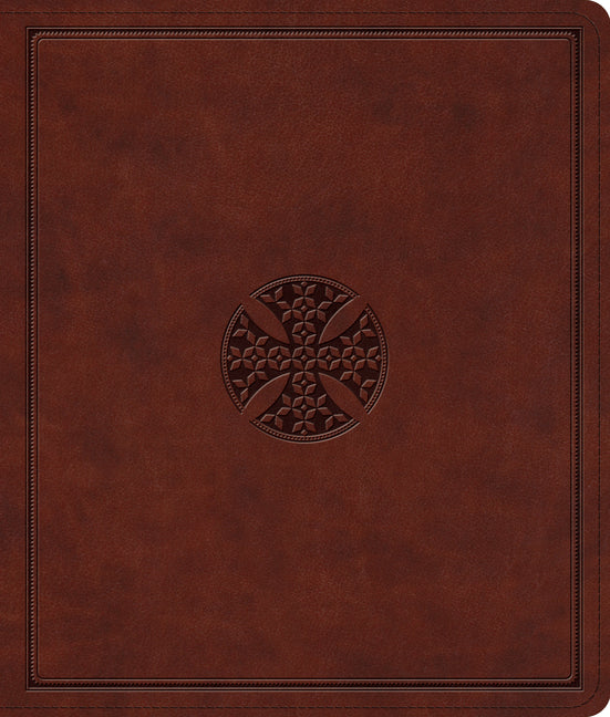 ESV Journaling Bible (Trutone, Brown, Mosaic Cross Design) - Ingram