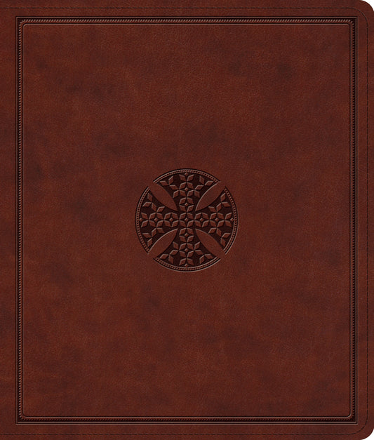 ESV Journaling Bible (Trutone, Brown, Mosaic Cross Design) - Ingram