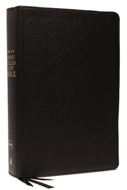 NKJV, Spirit-Filled Life Bible, Third Edition, Genuine Leather, Black, Red Letter Edition, Comfort Print, Comfort Print: Kingdom Equipping Through the - Ingram