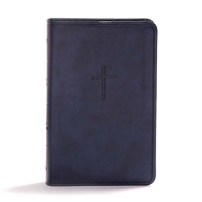 CSB Compact Bible, Value Edition, Navy Leathertouch - Ingram