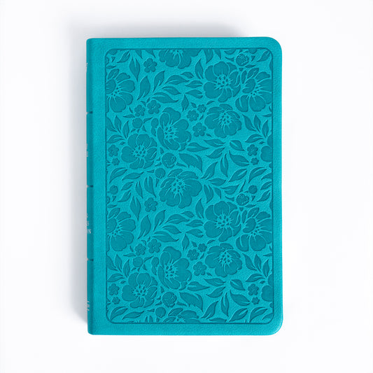 KJV Personal Size Bible, Teal Leathertouch - Ingram