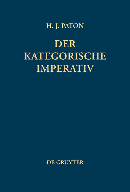kategorische Imperativ - Ingram