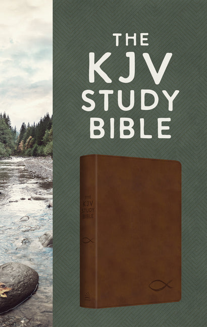KJV Study Bible [Chesnut Brown Fish] - Ingram