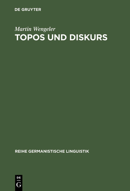 Topos und Diskurs (Reprint 2012) - Ingram