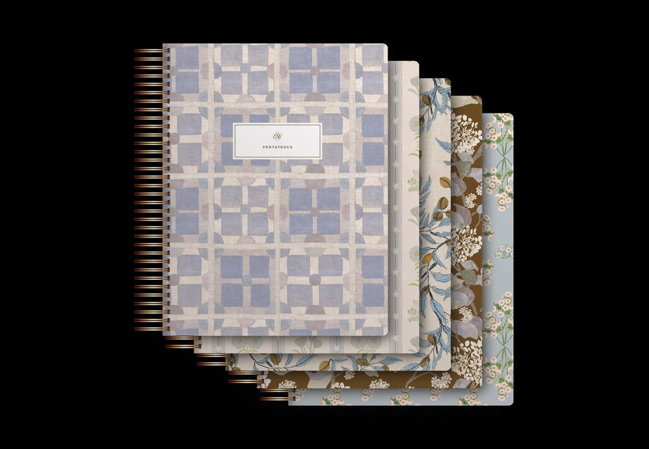 ESV Spiral-Bound Journaling Bible, Five-Volume Set (Hardcover, Cover Artwork by Lulie Wallace) - Ingram
