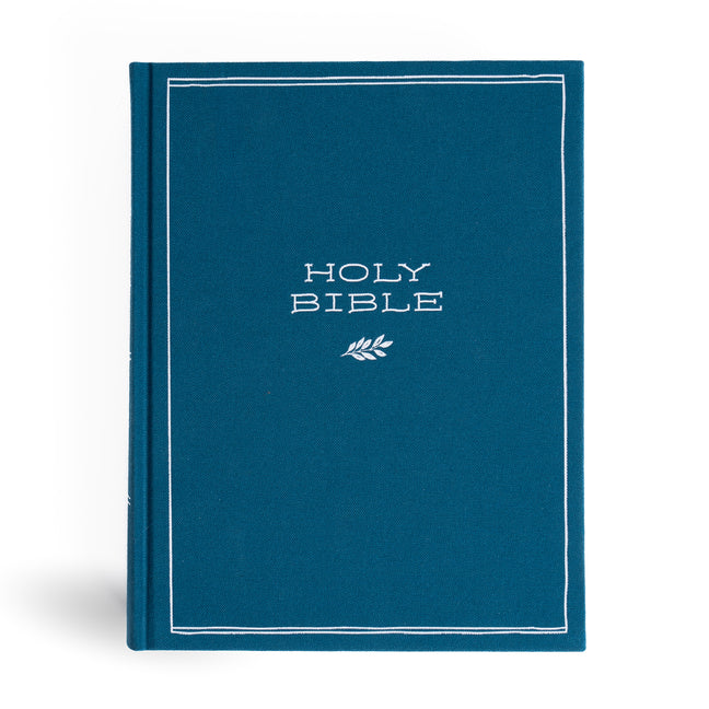 CSB Illustrator's Notetaking Bible, Large Print Edition, Deep Caribbean Blue Cloth Over Board - Ingram