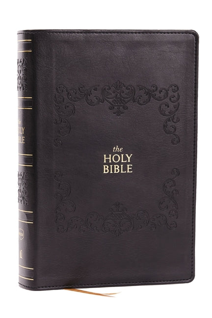 NKJV Bible: Personal Size Giant Print, Black Leathersoft, Holy Bible, Red Letter, Comfort Print: New King James Version - Ingram