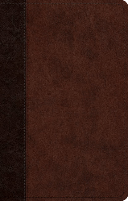 ESV Large Print Thinline Reference Bible (Trutone, Brown/Walnut, Timeless Design) - Ingram