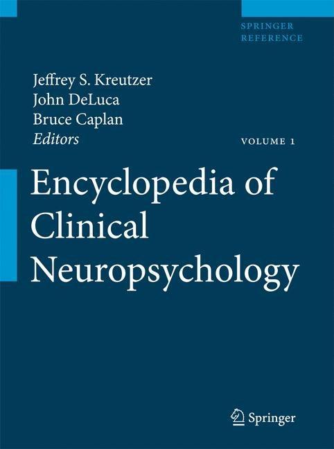 Encyclopedia of Clinical Neuropsychology (2011) - Ingram