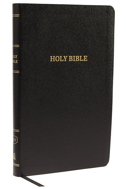 KJV, Thinline Reference Bible, Bonded Leather, Black, Red Letter Edition - Ingram