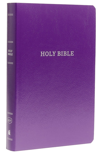 KJV, Gift and Award Bible, Imitation Leather, Purple, Red Letter Edition - Ingram