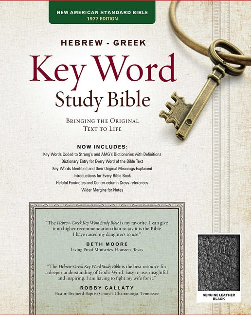 Hebrew-Greek Key Word Study Bible-NASB: Key Insights Into God's Word (Revised) - Ingram