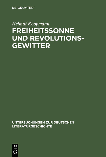 Freiheitssonne und Revolutionsgewitter (Reprint 2013) - Ingram