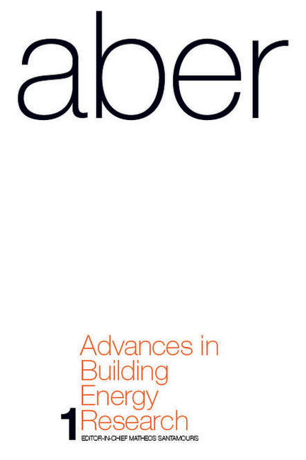 Advances in Building Energy Research: Volume 1 (Volume 3) - Ingram