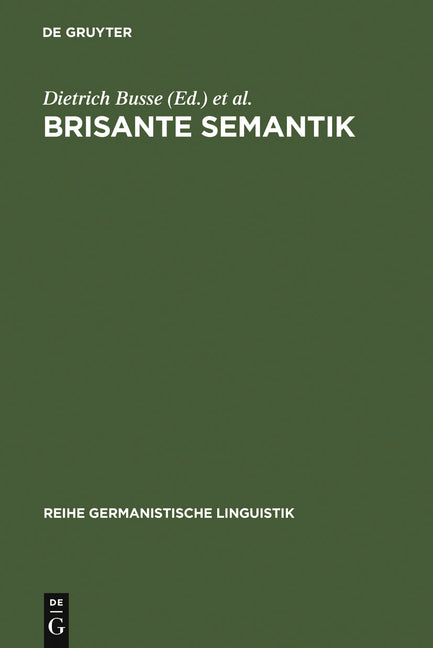 Brisante Semantik (Reprint 2011) - Ingram