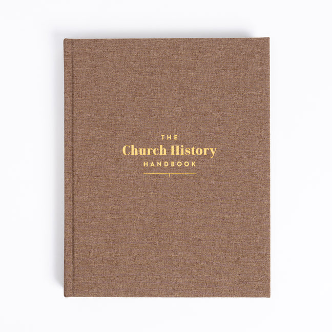Church History Handbook, Mocha Cloth Over Board - Ingram