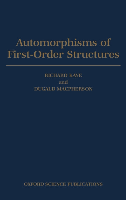 Automorphisms of First-Order Structures - Ingram