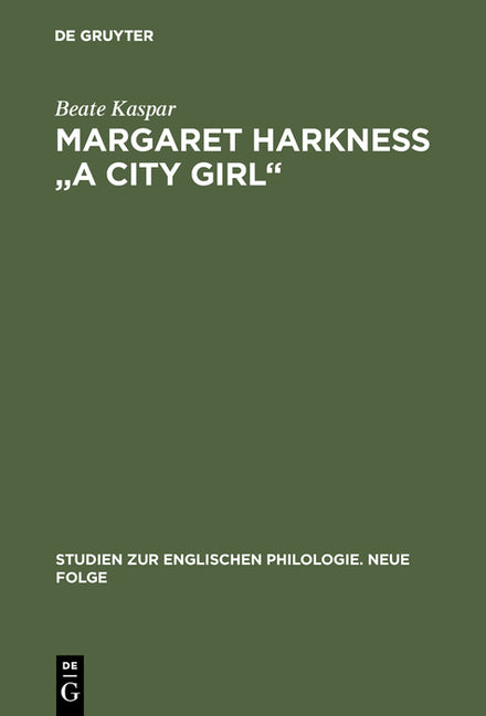 Margaret Harkness "A City Girl" (Reprint 2017) - Ingram