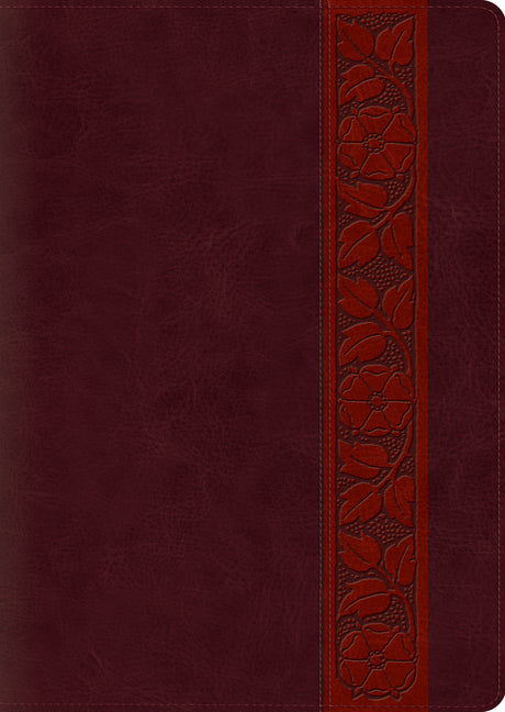 ESV Study Bible, Large Print (Trutone, Mahogany, Trellis Design, Indexed) - Ingram